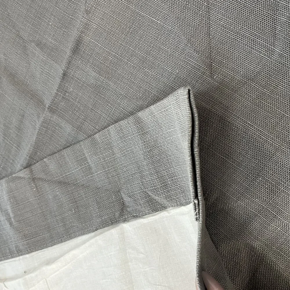 Restoration Hardware Textured European Linen Drape Curtain Panel 48.5x120